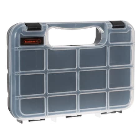 Fleming Supply Portable Storage Case with 14 compartments, 1.89 in H x 6.89 in W 988470XDT